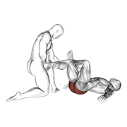 assisted lying gluteus and piriformis stretch dimostrazione dell’esercizio