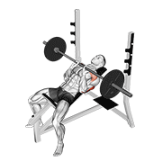 barbell incline close grip bench press egzersiz gösterimi