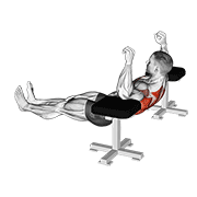 elbow lift - reverse push-up dimostrazione dell’esercizio