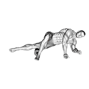roller hip lat stretch dimostrazione dell’esercizio