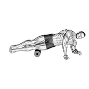 roller side lat stretch egzersiz gösterimi