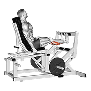lever calf press dimostrazione dell’esercizio