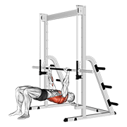 inverted row bent knees exercise demonstration