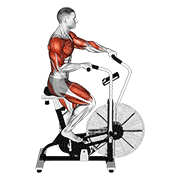 cycle cross trainer exercise demonstration