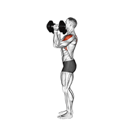 dumbbell scott press exercise demonstration