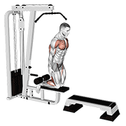 inverse leg curl (on pull-up cable machine) egzersiz gösterimi