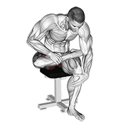 seated piriformis stretch exercise demonstration
