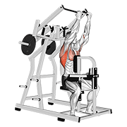 lever reverse grip lateral pulldown dimostrazione dell’esercizio