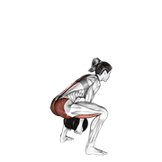 dumbbell sumo pull through egzersiz gösterimi