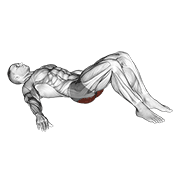 low glute bridge on floor dimostrazione dell’esercizio
