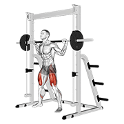 smith sumo squat dimostrazione dell’esercizio