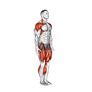 astride jumps (male) exercise demonstration