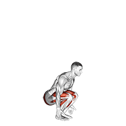 semi squat jump (male) exercise demonstration