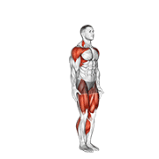 star jump (male) exercise demonstration