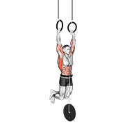weighted muscle up dimostrazione dell’esercizio