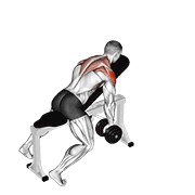 dumbbell incline y-raise dimostrazione dell’esercizio