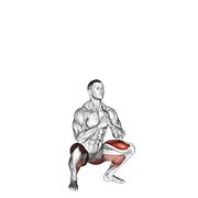 bodyweight drop jump squat 动作演示