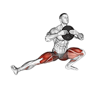 weighted cossack squats (male) egzersiz gösterimi