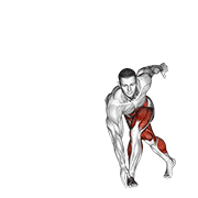 back and forth step exercise demonstration